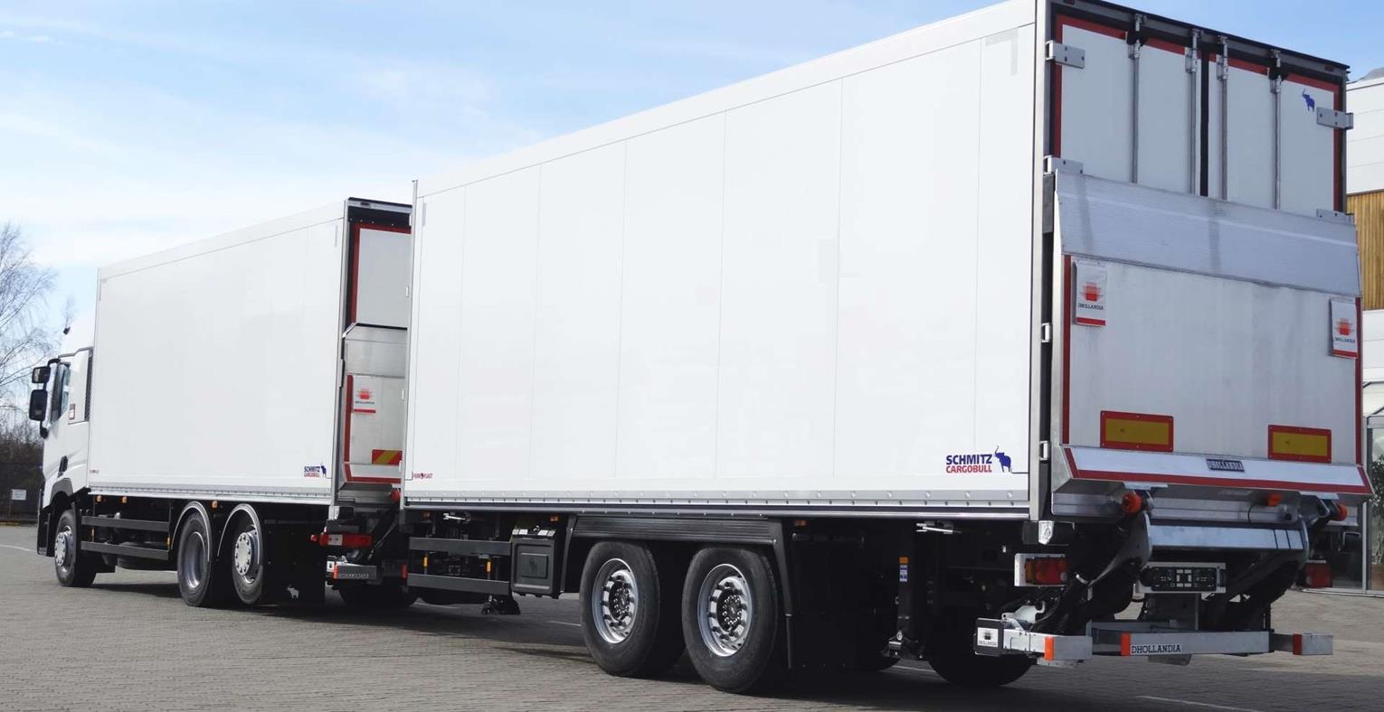 Flexible inner city food distribution transport thanks to the truck ...