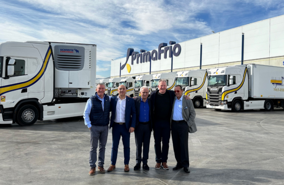Primafrio verstärkt seine Flotte mit 200 Kühlsattelaufliegern S.KO COOL von Schmitz Cargobull